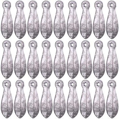 27 Pcs Bank Sinker Fishing Sinkers Weights Bank Weights for Ocean Saltwater Freshwater Surf Bass Catfish Fishing Casting Gear Tackle - size: 4 oz