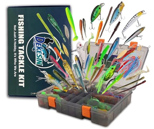Elite Bass Fishing Tackle Box Kit - All-in-One Lure Set | Fully loaded with zero junk fillers. Premium Gear Gift for beginners, teens, Men, Dad, Weekend & Progressive Anglers - color: 226Pcs - Premium Tackle Kit (Adults & Progressive Anglers)