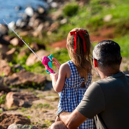 Shakespeare Youth Fishing Reel and Rod Combo - color: Mattel Barbie Beginner