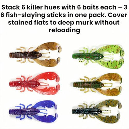 Neko Rig Kit Ned Rig Jig Heads Soft Stick Worms or Crawfish Bass Fishing | 113pcs Neko Wacky Kit, Mushroom Jig Heads Floating Stick Worms 60pcs, Round Jig Head Soft Swimbait 63pcs, 36pcs Crawfish Lure