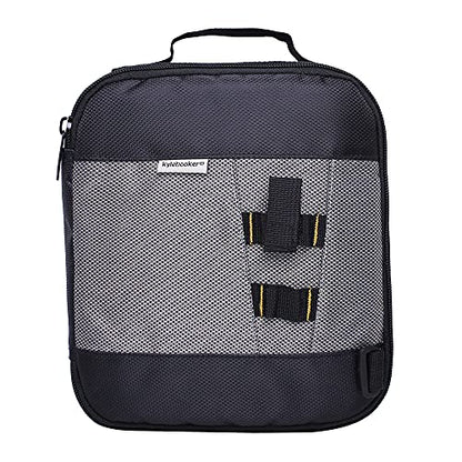 Kylebooker Soft Plastic Bait Storage Binders Organizer Saltwater Fishing Lure Leader Wallet Tackle Binder Bag - color: Black