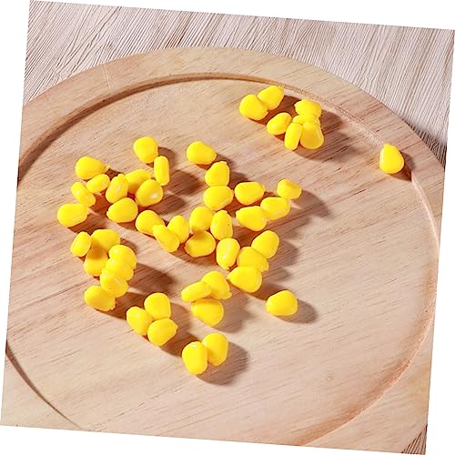 BESPORTBLE 50pcs Artificial Corn Fishing Lures Simulation Floating Baits Sweet Scent for Carp and Bass Fishing Freshwater and for Fishermen