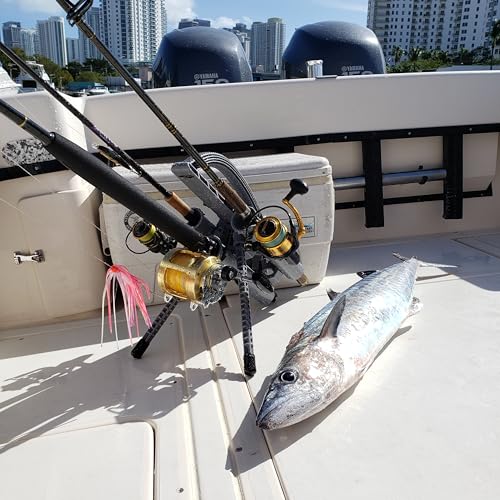 Rod-Runner Fishing Rod Rack - Express 3 Fishing Rod Carrier - Gray