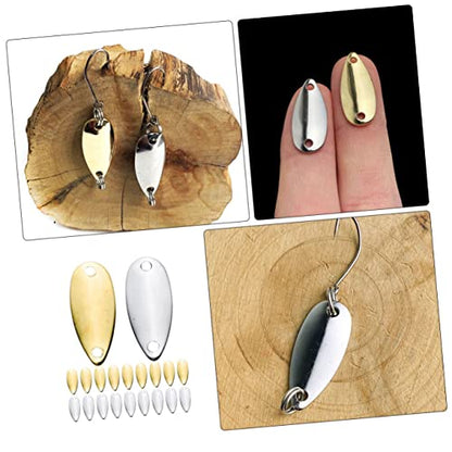 YARNOW 20pcs Fishing Lures Vivid Metal Baits for Bass Fishing Lightweight Fake Baits for Freshwater for Anglers