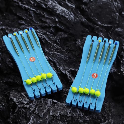 Carp Fishing Hair Rigs Carp Fishing Gear with Braided Thread Line, Carp Fishing Hooks Size 2/4/6/8, Swivel Snaps and Artificial Carp Boilie Eggs - size: Hair Rigs Fishing Size 4 -10pcs