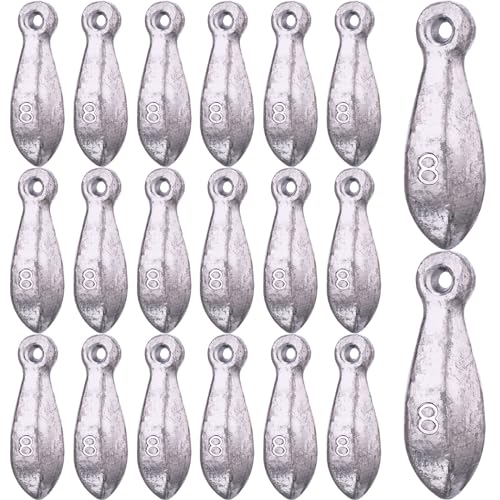 18 Pcs Bank Sinker Fishing Sinkers Weights Bank Weights for Ocean Saltwater Freshwater Surf Bass Catfish Fishing Casting Gear Tackle - size: 8 oz