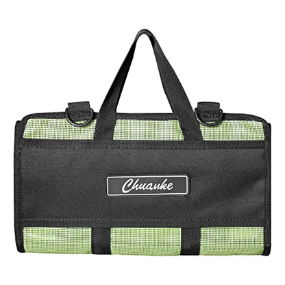 Lure Bag 6 Pocket PVC Protective Cover Durable Fishing Bag Trolling Lure Tackle Box - size: Medium