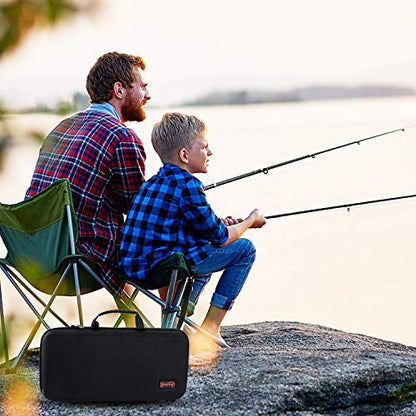 Sougayilang Fishing Rod Reel Combos Carbon Fiber Telescopic Fishing pole with Spinning Reel for Travel Saltwater Freshwater Fishing - color: Fishing Full Kits with Carrier Case, size: 6.89 ft