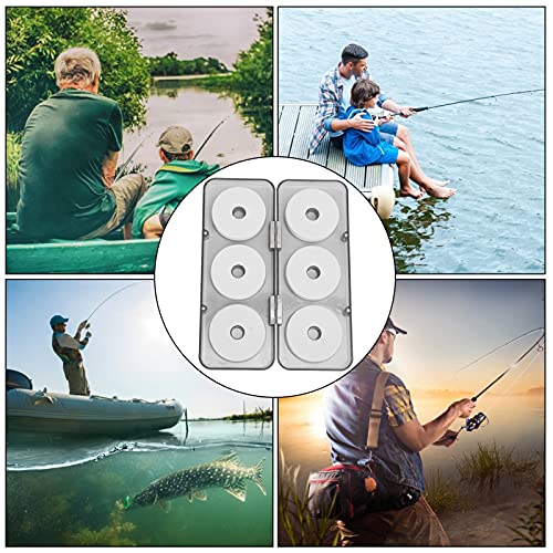 VGEBY Fishing Line Spool,6pcs Fishing Plastic Foam Spool Storage Lure Rig Holder Organizer Accessories Fly Fishing Gear Organizer Storage Accessories Other Fishing Tools And Accessories