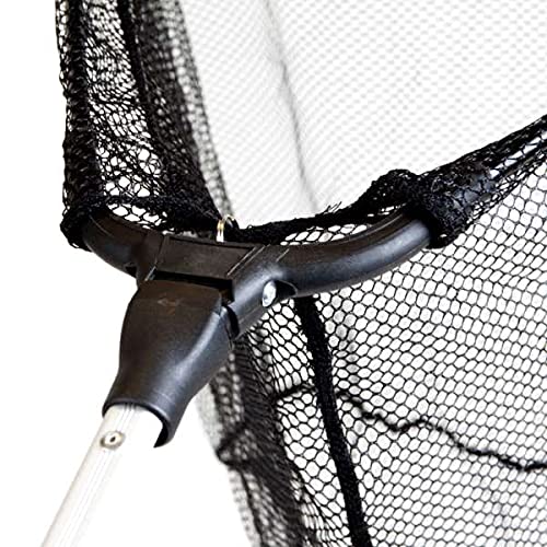 BRUBAKER XXL Telescopic Landing Net - 20 x 20 Inches - 87 Inches Extended Length - Portable and Convenient Net for Whitefish and Predator Fishing