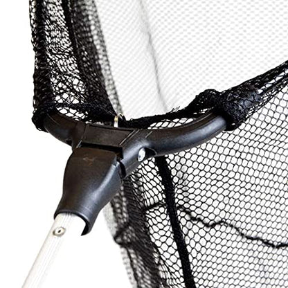 BRUBAKER XXL Telescopic Landing Net - 20 x 20 Inches - 87 Inches Extended Length - Portable and Convenient Net for Whitefish and Predator Fishing