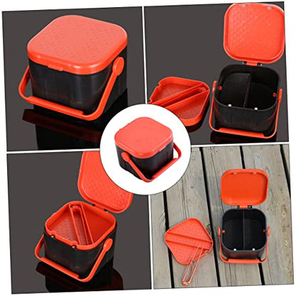 Storage Box Hydrating Clam Worm Container for Live Bait Breathable and Practical Design for Storing and Blood Easy to Clean Present