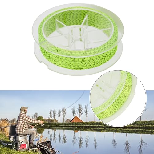 FABULETTA Dacron Fishing Line Backing Polyester Fly Line Low-Stretch Dual-Color 50m for Trout Salmon 20lb 30lb Strength - size: C