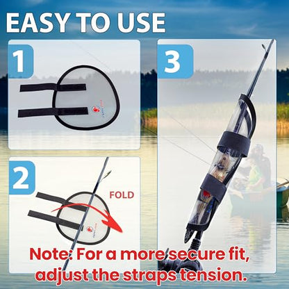 Elite Fishing Lure Covers, 2 Large and 2 Medium, 4-Pack | PVC-Free Ultra-Durable, Weatherproof & Saltwater Ready, Hot-Welded Snag-Proof, Gift Box