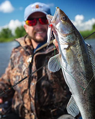 Cadence Primo Baitcasting Rod - Strong & Sensitive Fishing Rod, 40 Ton Carbon Fiber Ultralight Casting Rod with Fuji Reel Seat, Stainless Steel Guides with SiC Inserts, Freshwater Bass Fishing Pole - style: 7'-medium Heavy-fast-1 Piece
