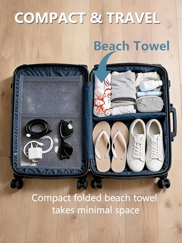 Pink Striped Red Lobster Print Beach Towel with Clips Set - Preppy Summer Coastal Funny Lobster Print Large Sand Free Towel 30x60 Inch for Beach Camping Swim Pool Gym Sports & Yoga - color: Btowels08