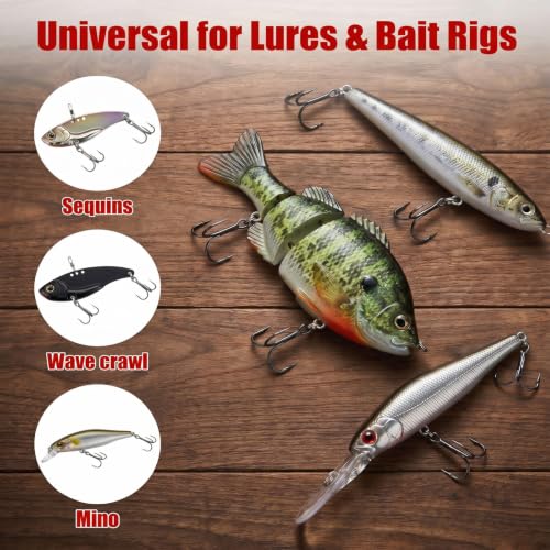 100pcs Fishing Hook Treble Hooks High Carbon Treble Hooks Super Sharp Solid Size 2 4 6 8 10 12 Triple Barbed Steel Fish Hook - color: Black, size: 12#-100pcs