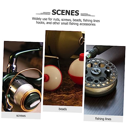 Abaodam 5pcs Convenient Multi-compartment Fishing Organizer for Hooks Baits and Fishing Gear Storage for Outdoor Adventures