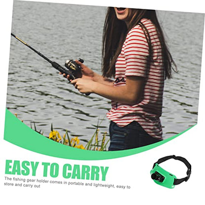 Lightweight Fishing Belt with Rod Holder Adjustable for Men Women Boys and Girls Durable Polyester Quick Release Buckle