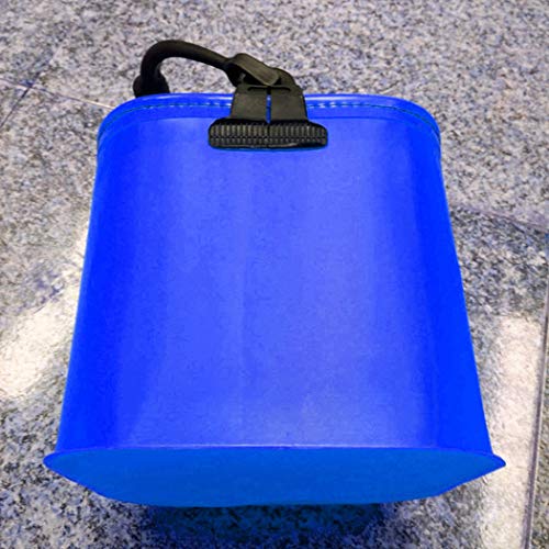 Toasis Live Fishing Bait Bucket 11L 2.9Gal EVA Fish Bucket - color: Blue