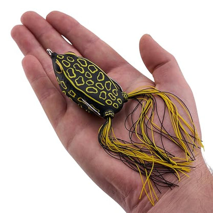 Berkley Swamp Lord Hollow Body Frog Fishing Bait - color: Voodoo Black, size: Standard