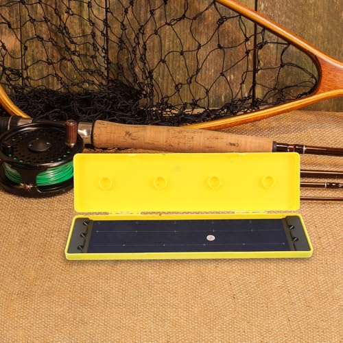 Housoutil Waterproof Fishing Line Organizer Box with Multifunctional Design Abs Material 4 Main Spools and 50 Sub-line Capacity Lightweight Fishing Hook and Line Storage Case