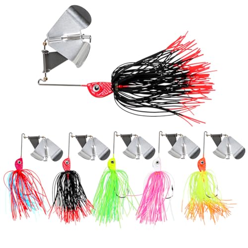 Spinner Baits Fishing Lures Bass Buzzbait Lures Spinner Baits for Bass Fishing Spinnerbaits Fishing Lures for Bass Pike Trout