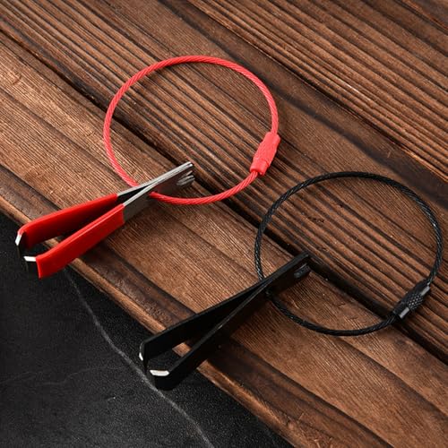 Fly Tying Fishing Line Cutter Scissors Stainless Construction Sliding Mechanism for Easy Carrying on Vests Bags Fishing Braided Line Scissors - color: Green