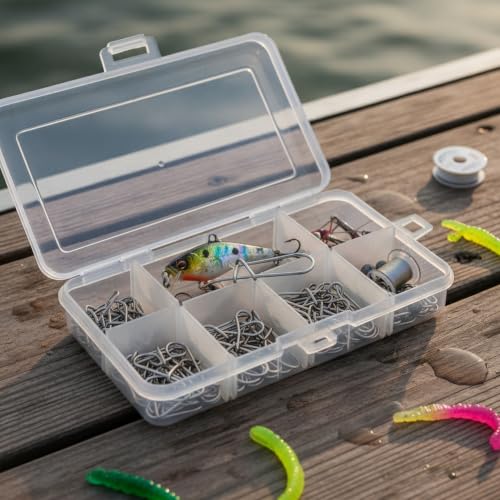 Gourd-Shape Stainless Steel Lure Snaps, Silver Finish Quick-Change Connectors for Saltwater and Freshwater Fishing Tackle (100-Pack Assorted Sizes) - size: 3.54 x 2.76 x 0.79"