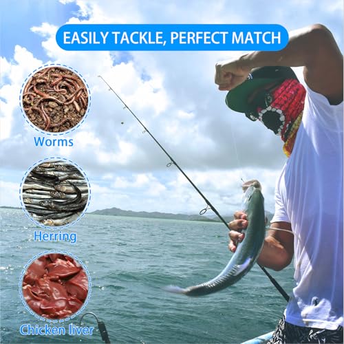 Fishing Thread Nylon Elastic Invisible Magic Fishing Line Fishing Bait Thread 0.1/0.2 mm Length 656 Feet Per Spool Stretchy Fishing Line Clear Fishing String - size: 4 Count (Pack of 1)