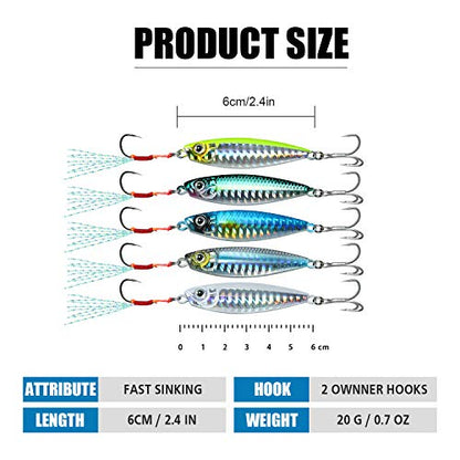 TRUSCEND Vibespinner Easy Catch Fishing Lures with BKK Hooks, Tail Spinner Baits with 4 Actions, Vibrating Swimming Flashing & Jigging for More Bites, Spoon Lures for Bass Trout Crappie Walleye Pike - color: D2-0.7oz-2.4"
