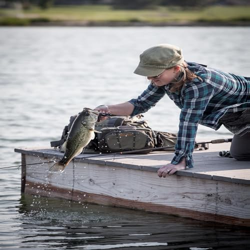 Fall River Fishing Chest Pack, Fits Up to 2 Tackle/Fly Boxes, 152 Cu in / 2.5 L - color: Olive Green
