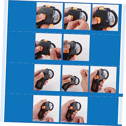 HEMOTON Electric Fishing Hook Tier Tool Metal ABS Automatic Fishhook Tying Device for Lure Fishing No Battery Needed