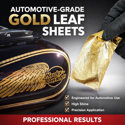 LiME LiNE Spinnable Leaf Sheets – Automotive Grade for Custom Paint (Gold - 1000 Sheets) - color: Gold -1000
