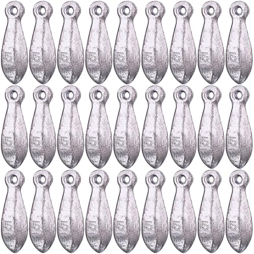 27 Pcs Bank Sinker Fishing Sinkers Weights Bank Weights for Ocean Saltwater Freshwater Surf Bass Catfish Fishing Casting Gear Tackle - size: 5 oz