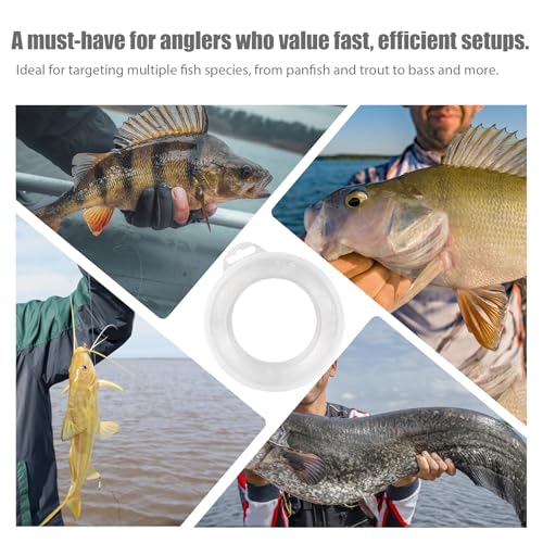 Eupheng Pre-Tied Dropper Loop Fishing Rig, 18" Spacing, 5.5" Loop Size, Ideal for Saltwater & Freshwater Fishing, 20lb-80lb Line Options - size: 60lb-80knots