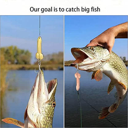 5 Pieces Fishing Spoons Lure for Trout Bass Salmon,Fishing Treble Hooks Spinning Lures,Hard Metal Zinc Alloy Fishing Hooks,Fishing Tackles Spoon Spinner Baits kit for Freshwater Saltwat - size: 0.70OZ