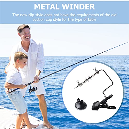 Wire Stripping Machine, Portable Fishing Line Winder Reel Spool Aluminum Alloy Spooler Winding System Tackle Outdoor Fishing Tool Gear(B) - color: B