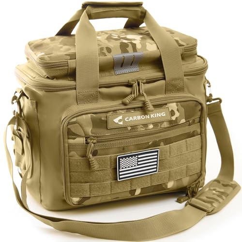 Waterproof Fishing Tackle Bag,Saltwater Tackle Box Bag,Fishing Bags for Men - Fishing Gifts for Men Khaki - color: Khaki