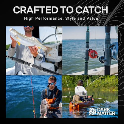 Dark Matter Psychedelic Casting Fishing Rods Medium Heavy Power X - High-Modulus M3 Carbon Nano Baitcaster Rod Saltwater and Freshwater Fishing Rods, 7ft Medium Heavy Baitcasting Rod - color: Purple, size: 7'0" Power - X