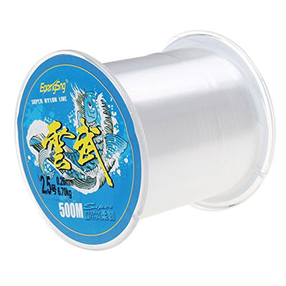 1641 Ft Clear Fishing Line, Strong Fishing Wire Monofilament Invisible Nylon Fish String for Hanging Decorations Balloon Garland Crafts
