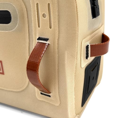 Lehigh Crossing, Waterproof Fishing Waist Pack, Fly Fishing Fanny Pack, Submersible Lumbar Pack (Baige) - color: Baige