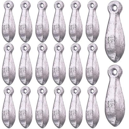 18 Pcs Bank Sinker Fishing Sinkers Weights Bank Weights for Ocean Saltwater Freshwater Surf Bass Catfish Fishing Casting Gear Tackle - size: 5 oz