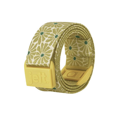 JeltX Adjustable Elastic Belts for Men and Women, Non-Slip Stretch Belt with Magnetic Belt Buckle and Grippy Gel - color: Greenhouse