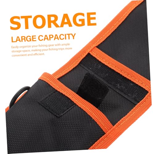 VICASKY Fishing Gear Storage Bag Integrated Tool Pocket Oxford Storage Bag Soft Large Capacity Multi-use