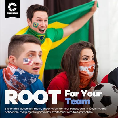 Flag Neck Gaiter, Face Mask Cooling Breathable UV Protection Scarf for Men/Women - color: Spain Flag