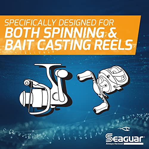 Seaguar InvizX Multi-Species Fishing Line for Casting, Live Bait, Freshwater, 100% Fluorocarbon, Clear, Multiple Sizes - size: 17lbs/200yds