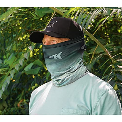 KastKing Sol Armis Neck Gaiter - UPF 50 Face Mask - UV Sun Protection Mask for Men & Women, Fishing, Hiking - color: B: Black Gray Fade (Size: 19"x9.5"), size: One Size