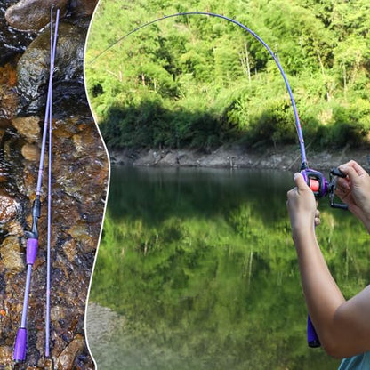 Sougayilang VoidFlare Performance Spinning & Casting Fishing Rod, Lightweight IM6 Graphite with Hook Keeper, EVA Grip - size: Cast-7'0''-Medium Heavy