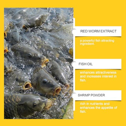 Concentrated Fish Attractant Liquid, 100ml Red Worm Liquid Spray, Powerful Bait Attractant Scent Bait for Freshwater Fishing, Enhances Scent & Improves Bite Response - color: 1Pcs